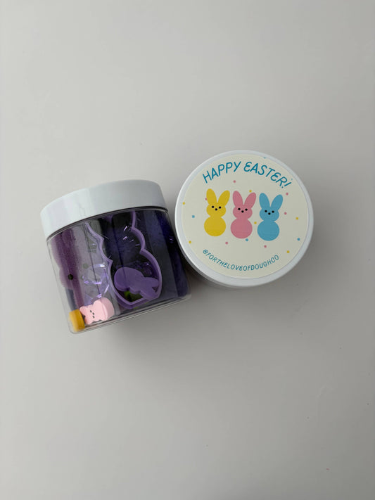 Easter Peeps Mini Dough Sensory Jars