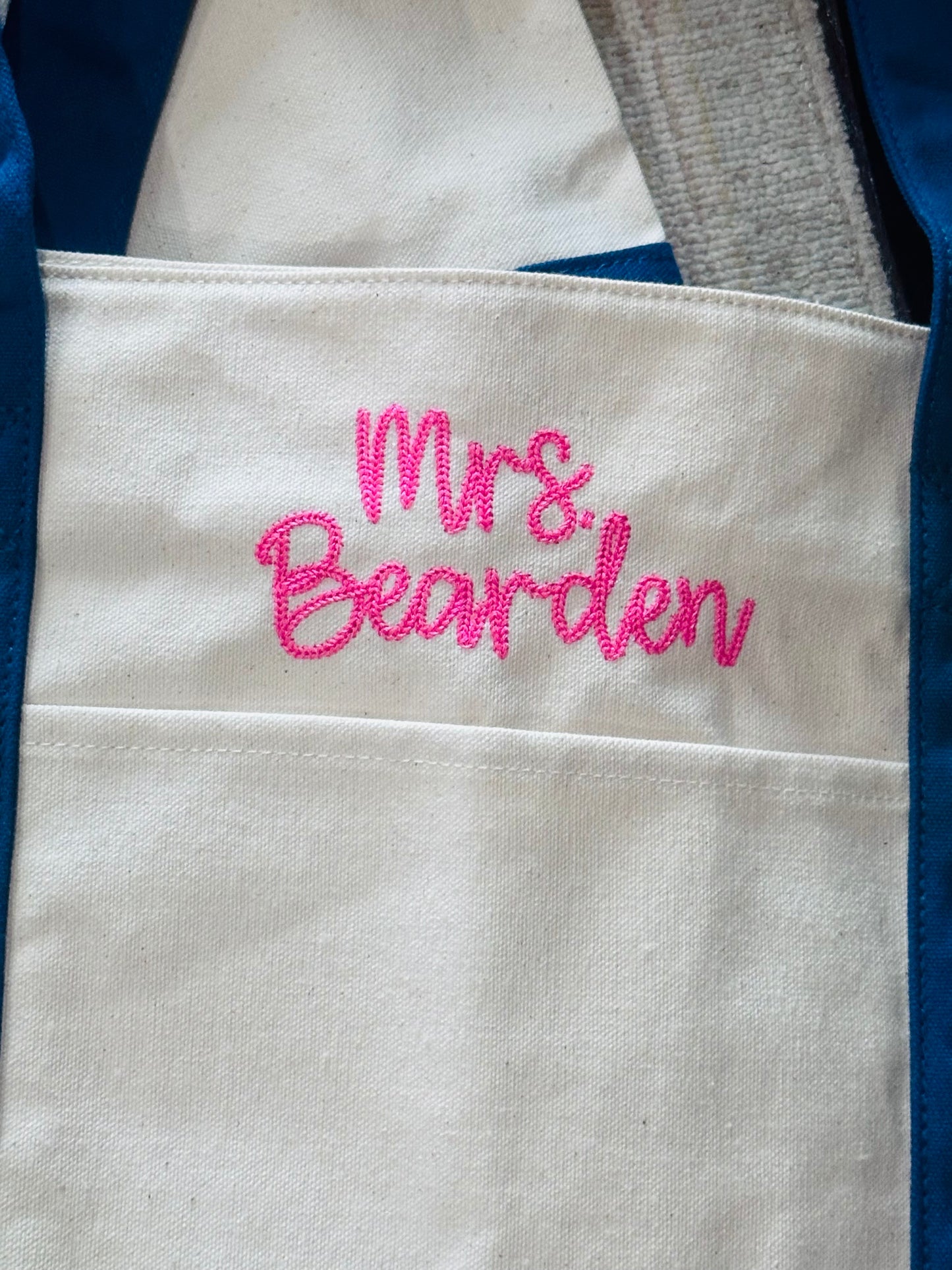 Monogrammed Teacher Bag