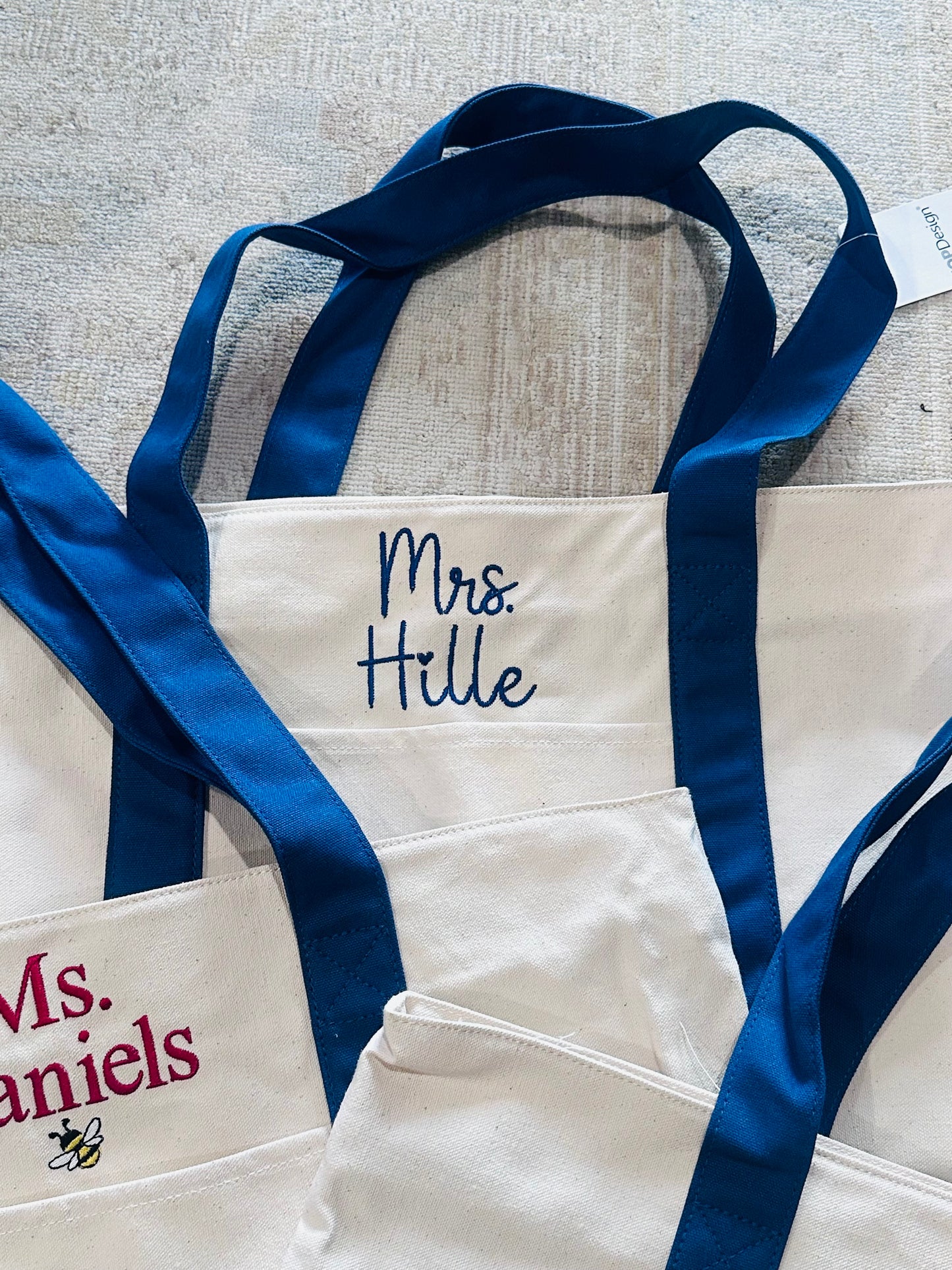 Monogrammed Teacher Bag