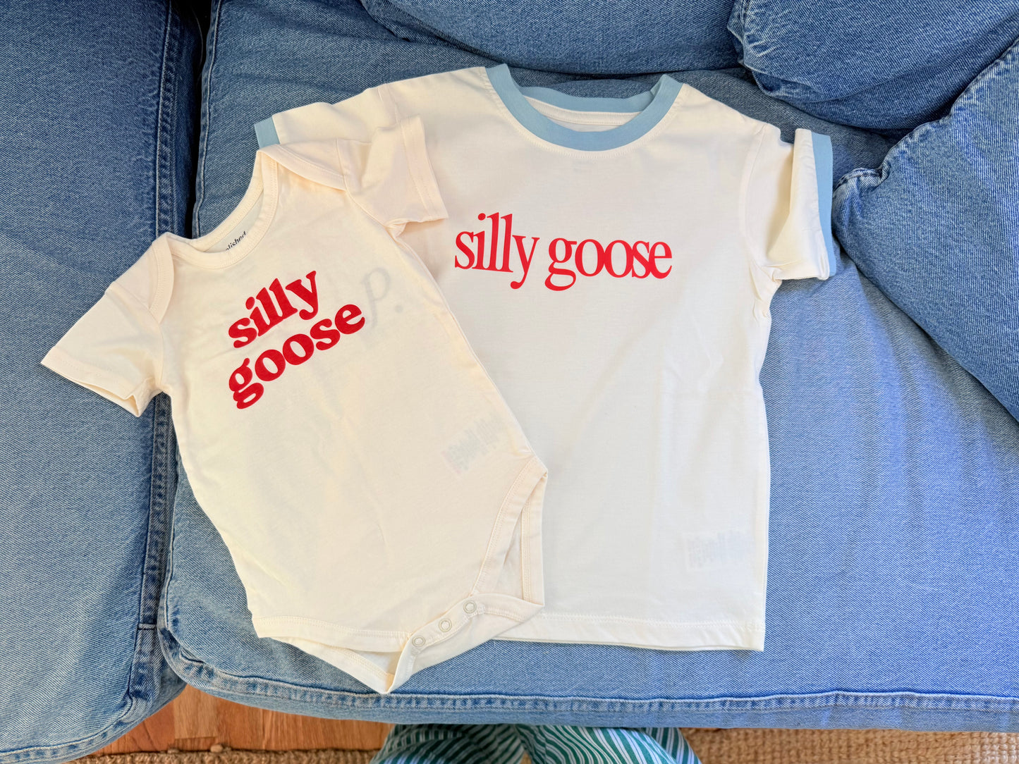 Silly Goose Baby Onesie by Polished Prints