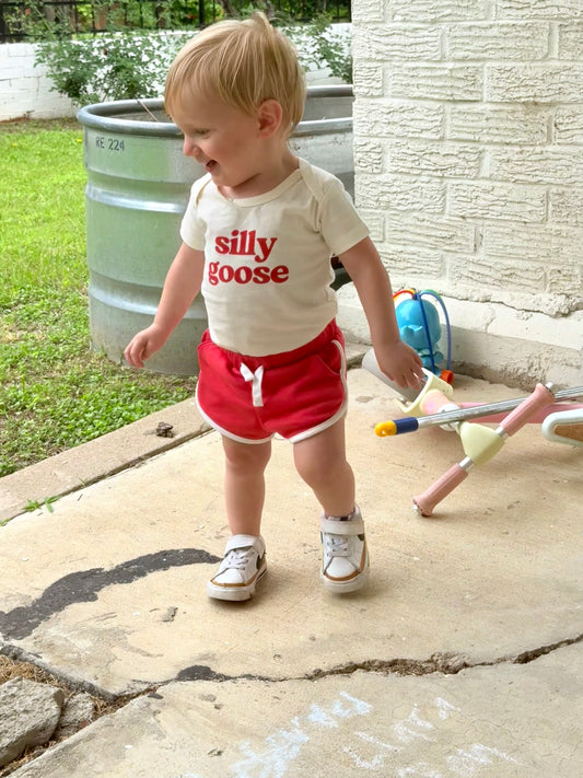Silly Goose Baby Onesie by Polished Prints