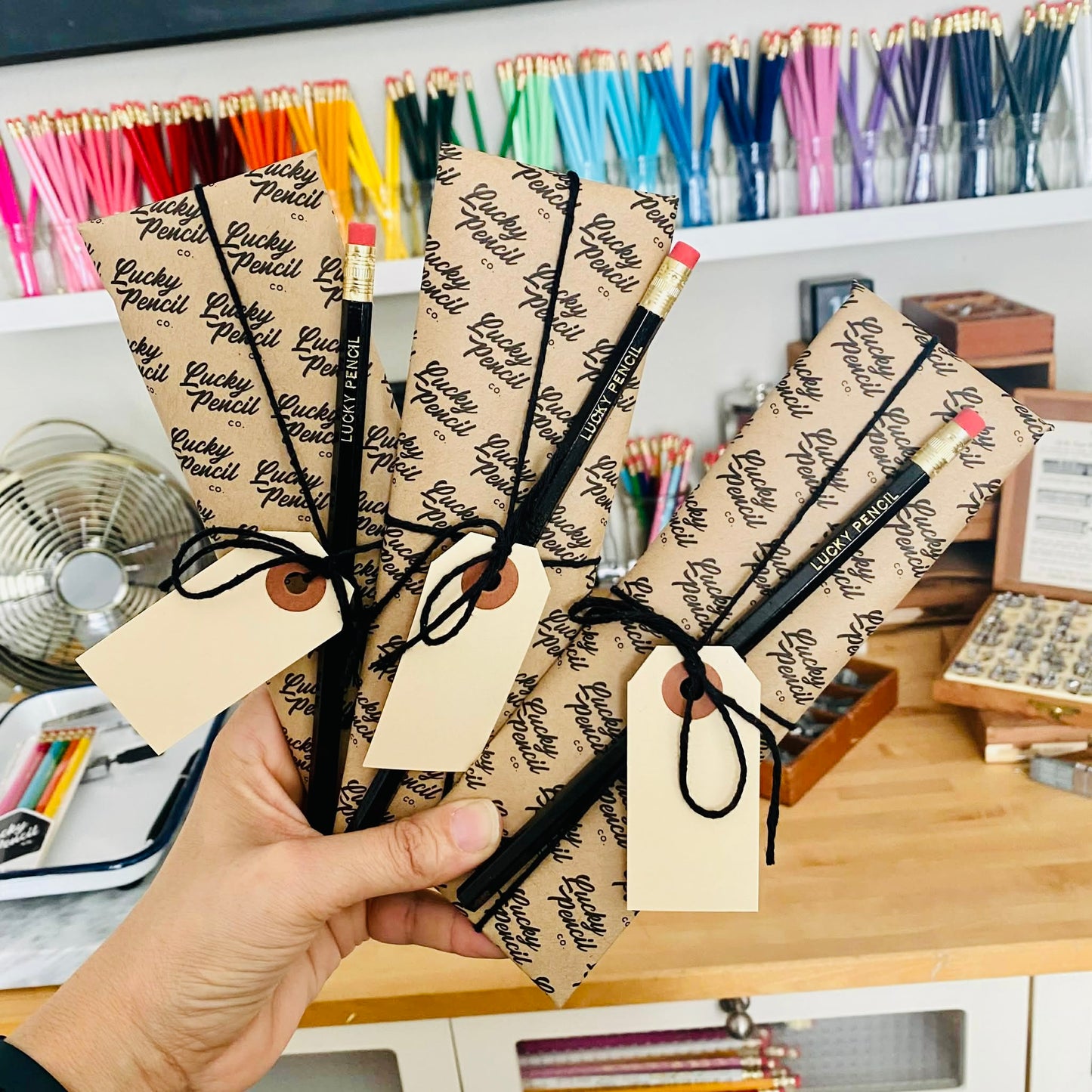 Personalized Teacher Appreciation Pencils (set of 6 + bonus lucky pencil!)