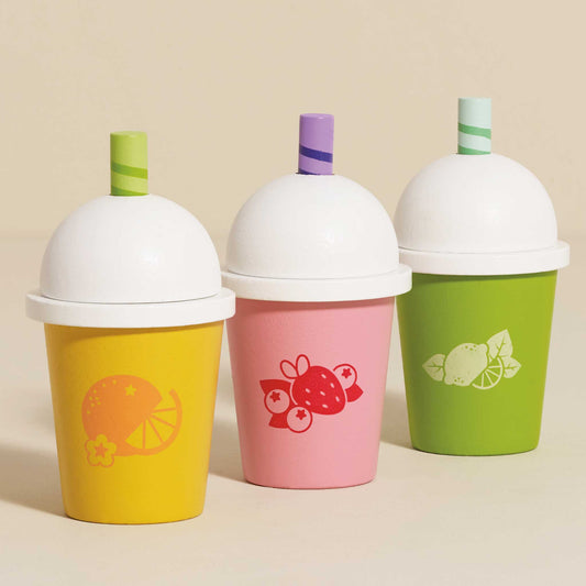 Le Toy Van, Inc. - Wooden Take Away Smoothie Trio