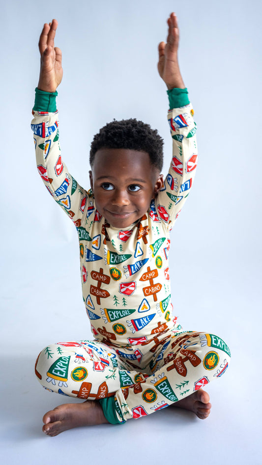 Joan's - Camping Two-Piece Pajamas
