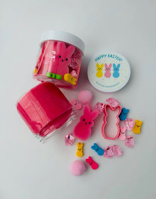 Easter Peeps Mini Dough Sensory Jars
