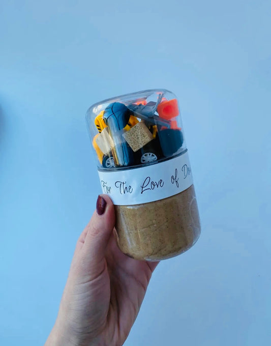 Sensory Sand Construction Double Jar